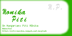 monika piti business card